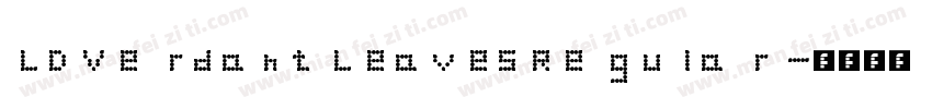 LD Verdant Leaves Regular字体转换